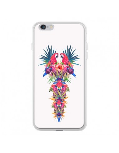 Coque Parrot Kingdom Royaume Perroquet pour iPhone 6 Plus - Eleaxart