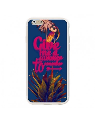 Coque Give me a summer to remember souvenir paysage pour iPhone 6 - Eleaxart