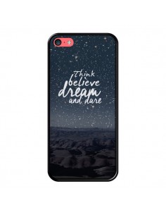 Coque Think believe dream and dare Pensée Rêves pour iPhone 5C - Eleaxart