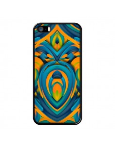 Coque Cross Heart Azteque Cur pour iPhone 5 et 5S - Eleaxart