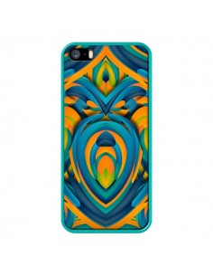 Coque Cross Heart Azteque Cur pour iPhone 5 et 5S - Eleaxart 2