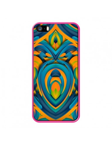 Coque Cross Heart Azteque Cur pour iPhone 5 et 5S - Eleaxart