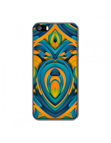 Coque Cross Heart Azteque Cur pour iPhone 5 et 5S - Eleaxart