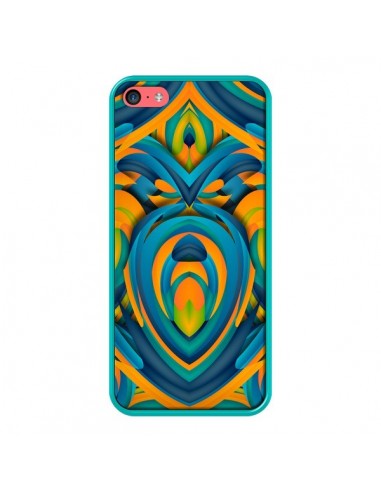 Coque Cross Heart Azteque Cur pour iPhone 5C - Eleaxart