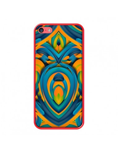 Coque Cross Heart Azteque Cur pour iPhone 5C - Eleaxart