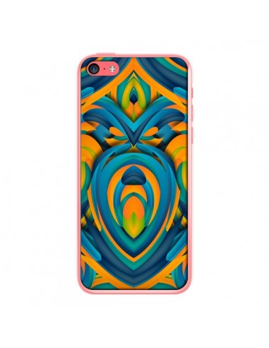 Coque Cross Heart Azteque Cur pour iPhone 5C - Eleaxart