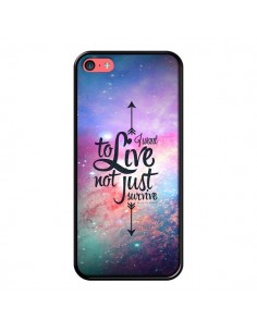 Coque I want to live Je veux vivre pour iPhone 5C - Eleaxart