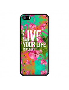 Coque Live your Life pour iPhone 5 et 5S - Eleaxart