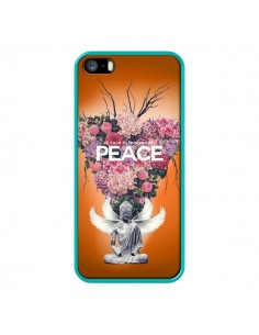 Coque Peace Fleurs Buddha pour iPhone 5 et 5S - Eleaxart 2