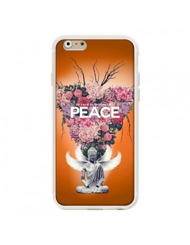 Coque Peace Fleurs Buddha pour iPhone 6 - Eleaxart