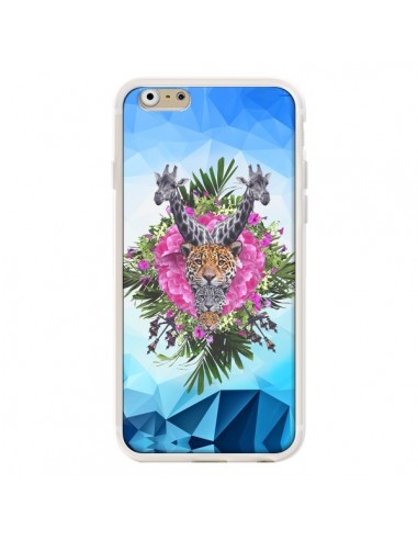 Coque Giraffes Lion Tigre Jungle pour iPhone 6 - Eleaxart