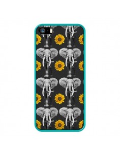 Coque Elephant Tournesol pour iPhone 5 et 5S - Eleaxart 2