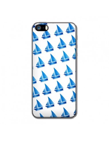 Coque Bateau Voilier Barquitos pour iPhone 5 et 5S - Eleaxart