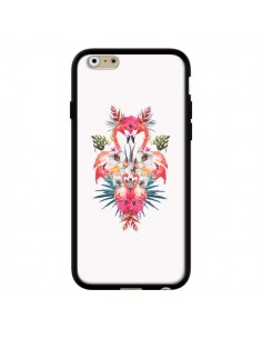 Coque Tropicales Flamingos Tropical Flamant Rose Summer Ete pour iPhone 6 - Eleaxart