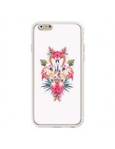 Coque Tropicales Flamingos Tropical Flamant Rose Summer Ete pour iPhone 6 - Eleaxart 2