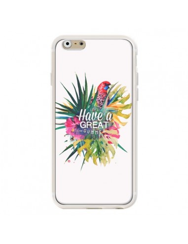 Coque Have a great summer Ete Perroquet Parrot pour iPhone 6 - Eleaxart