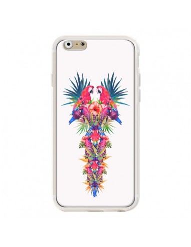 Coque Parrot Kingdom Royaume Perroquet pour iPhone 6 - Eleaxart