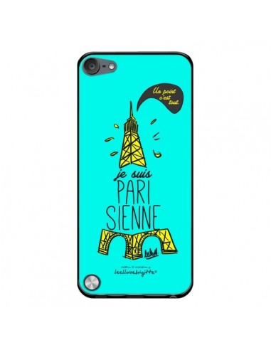 Coque Je suis Parisienne La Tour Eiffel Bleu pour iPod Touch 5 - Leellouebrigitte