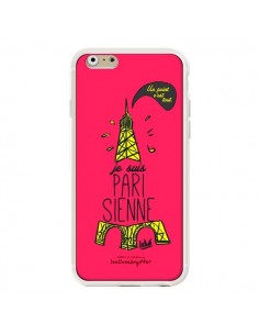 Coque Je suis Parisienne La Tour Eiffel Rose pour iPhone 6 - Leellouebrigitte 2