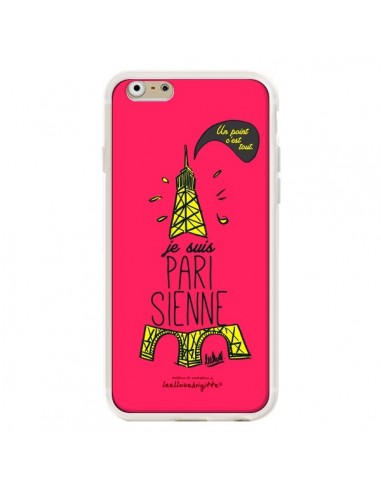 Coque Je suis Parisienne La Tour Eiffel Rose pour iPhone 6 - Leellouebrigitte