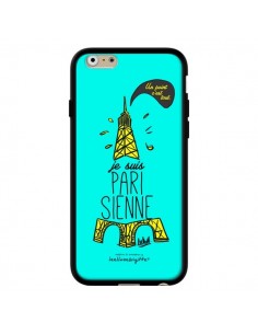 Coque Je suis Parisienne La Tour Eiffel Bleu pour iPhone 6 - Leellouebrigitte