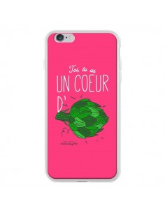 Coque Toi tu as un coeur d'artichaut pour iPhone 6 Plus - Leellouebrigitte