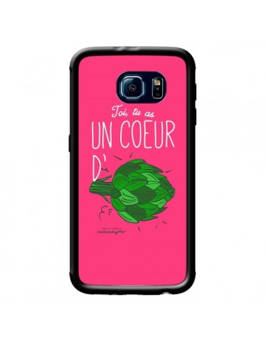 Coque Toi tu as un coeur d'artichaut pour Samsung Galaxy S6 - Leellouebrigitte