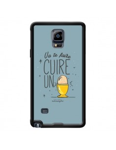 Coque Va te faire cuir un oeuf gris pour Samsung Galaxy Note 4 - Leellouebrigitte