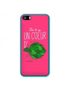 Coque Toi tu as un coeur d'artichaut pour iPhone 5 et 5S - Leellouebrigitte 2