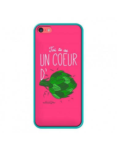 Coque Toi tu as un coeur d'artichaut pour iPhone 5C - Leellouebrigitte