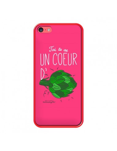 Coque Toi tu as un coeur d'artichaut pour iPhone 5C - Leellouebrigitte