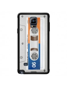 Coque White Cassette K7 pour Samsung Galaxy Note 4 - Maximilian San
