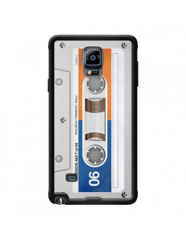 Coque White Cassette K7 pour Samsung Galaxy Note 4 - Maximilian San