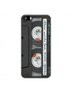Coque Cassette Words K7 pour iPhone 5 et 5S - Maximilian San 2