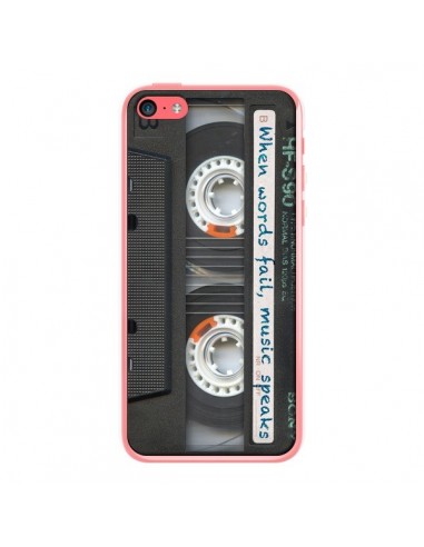 Coque Cassette Words K7 pour iPhone 5C - Maximilian San