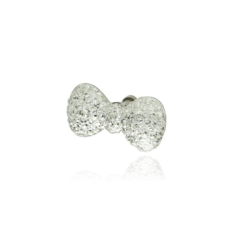 Bijou Nud Papillon Strass pour prise jack