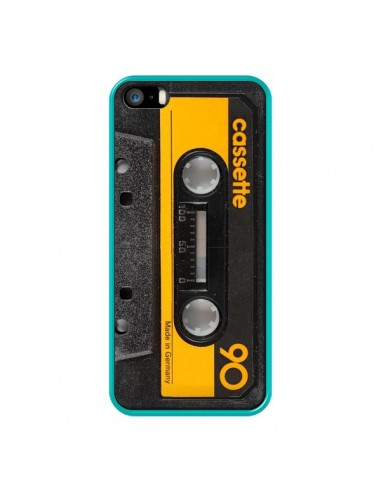 Coque Yellow Cassette K7 pour iPhone 5 et 5S - Maximilian San