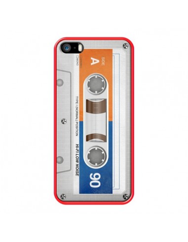 Coque White Cassette K7 pour iPhone 5 et 5S - Maximilian San
