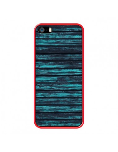 Coque Blue Moon Wood Bois pour iPhone 5 et 5S - Maximilian San