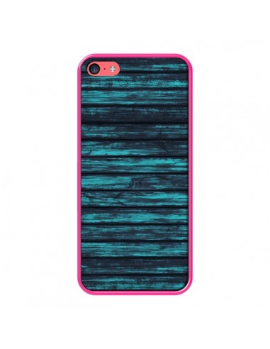 Coque Blue Moon Wood Bois pour iPhone 5C - Maximilian San