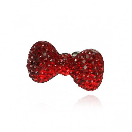 Bijou Nud Papillon Strass pour prise jack
