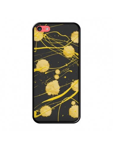 Coque Gold Splash Peinture Art pour iPhone 5C - Maximilian San