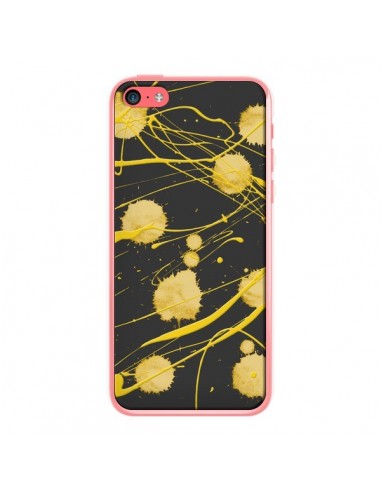 Coque Gold Splash Peinture Art pour iPhone 5C - Maximilian San