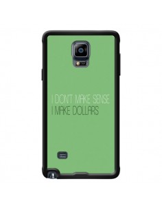 Coque I don't make sense, I make Dollars, vert pour...