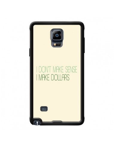 Coque I don't make sense, I make Dollars, beige pour Samsung Galaxy Note 4 - Shop Gasoline