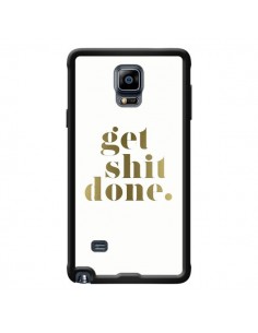 Coque Get Shit Done Doré pour Samsung Galaxy Note 4 -...