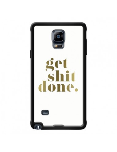 Coque Get Shit Done Doré pour Samsung Galaxy Note 4 - Shop Gasoline