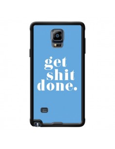 Coque Get Shit Done Bleu pour Samsung Galaxy Note 4 -...