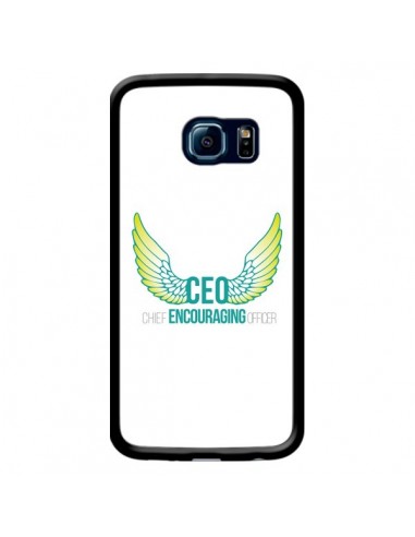 Coque CEO Chief Encouraging Officer Vert pour Samsung Galaxy S6 Edge - Shop Gasoline