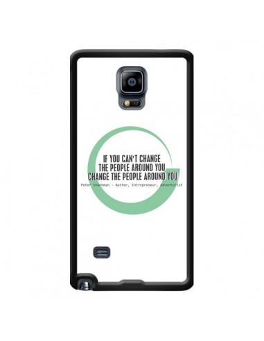 Coque Peter Shankman, Changing People pour Samsung Galaxy Note 4 - Shop Gasoline